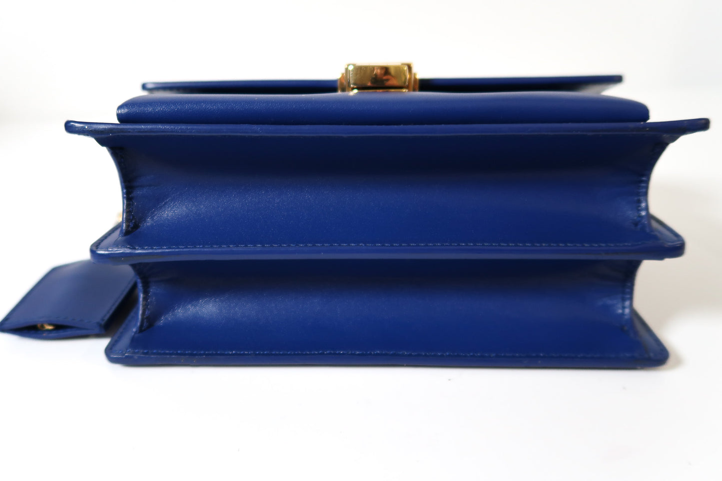 Yves Saint Laurent YSL High School Satchel bag in Royal Blue Smooth Calfskin Leather - additional view 7