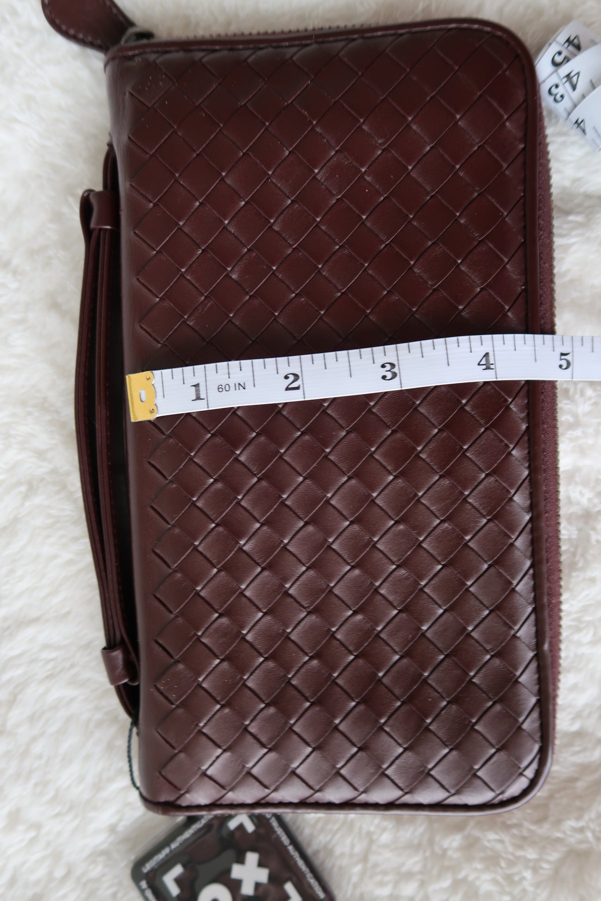 *New Pics* Bottega Veneta Nappa Intrecciato Convertible 2-Way Top Handle Shoulder Bag Clutch – Burgundy