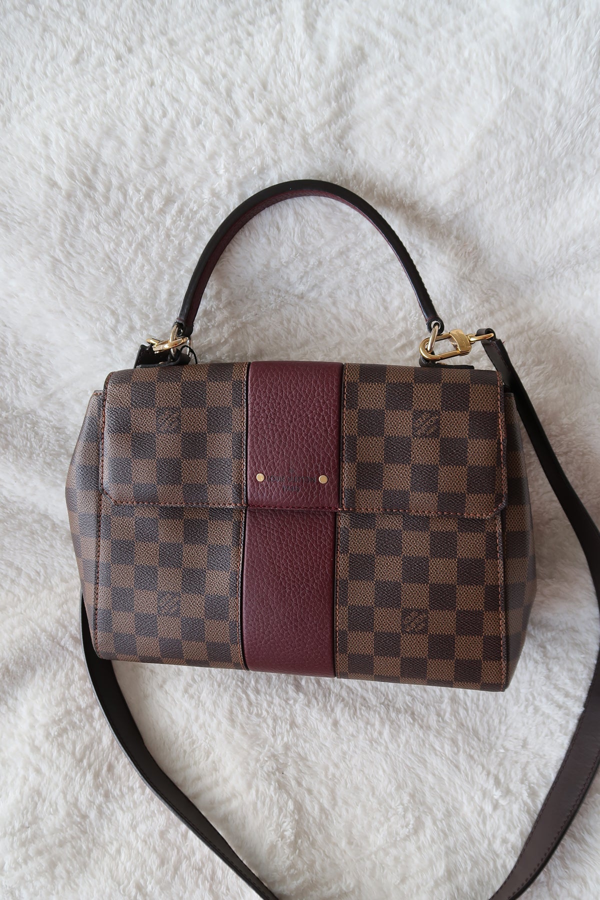 *New Pics* Louis Vuitton Bordeaux Damier Ebene Bond Street Bag