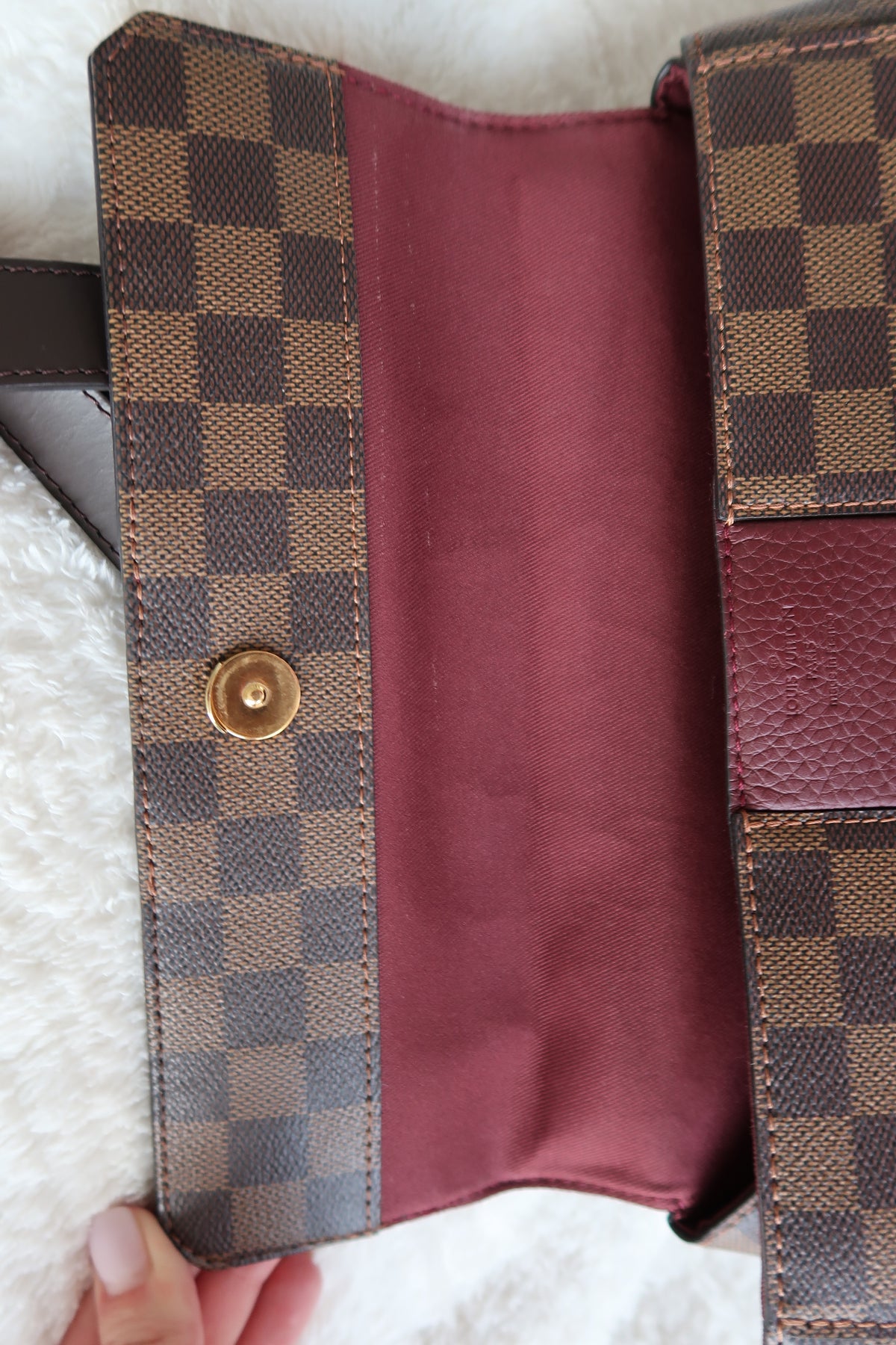 *New Pics* Louis Vuitton Bordeaux Damier Ebene Bond Street Bag