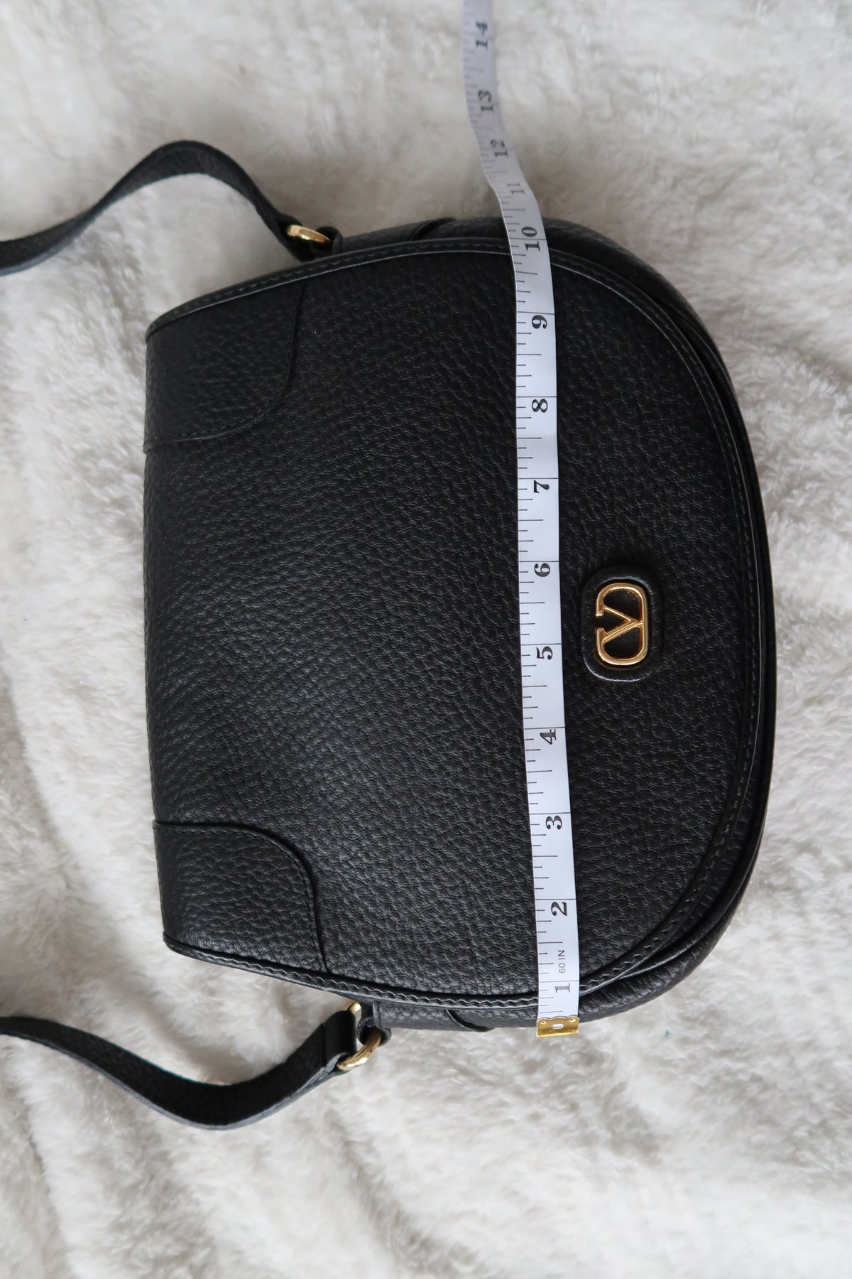 Valentino Black Leather Crossbody