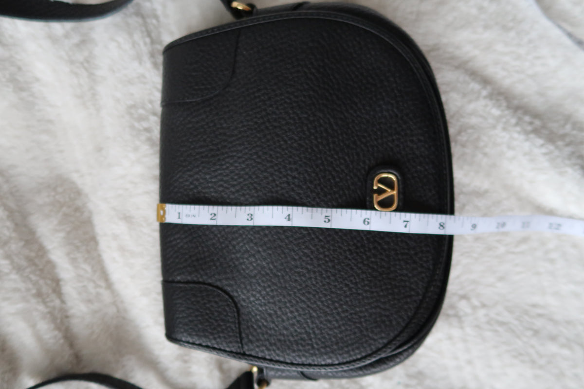 Valentino Black Leather Crossbody