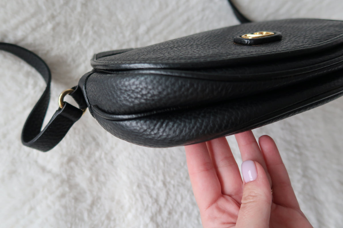 Valentino Black Leather Crossbody