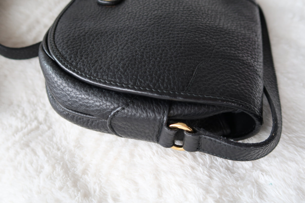 Valentino Black Leather Crossbody