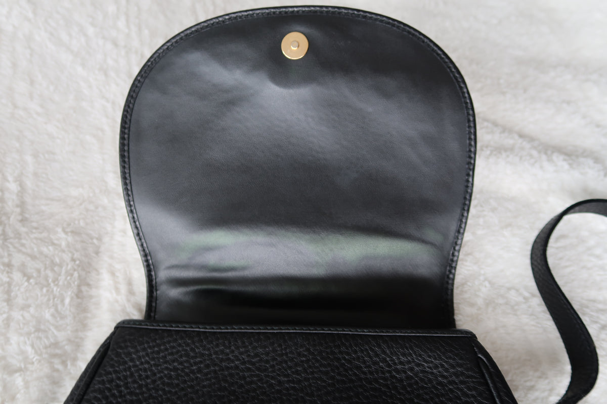 Valentino Black Leather Crossbody