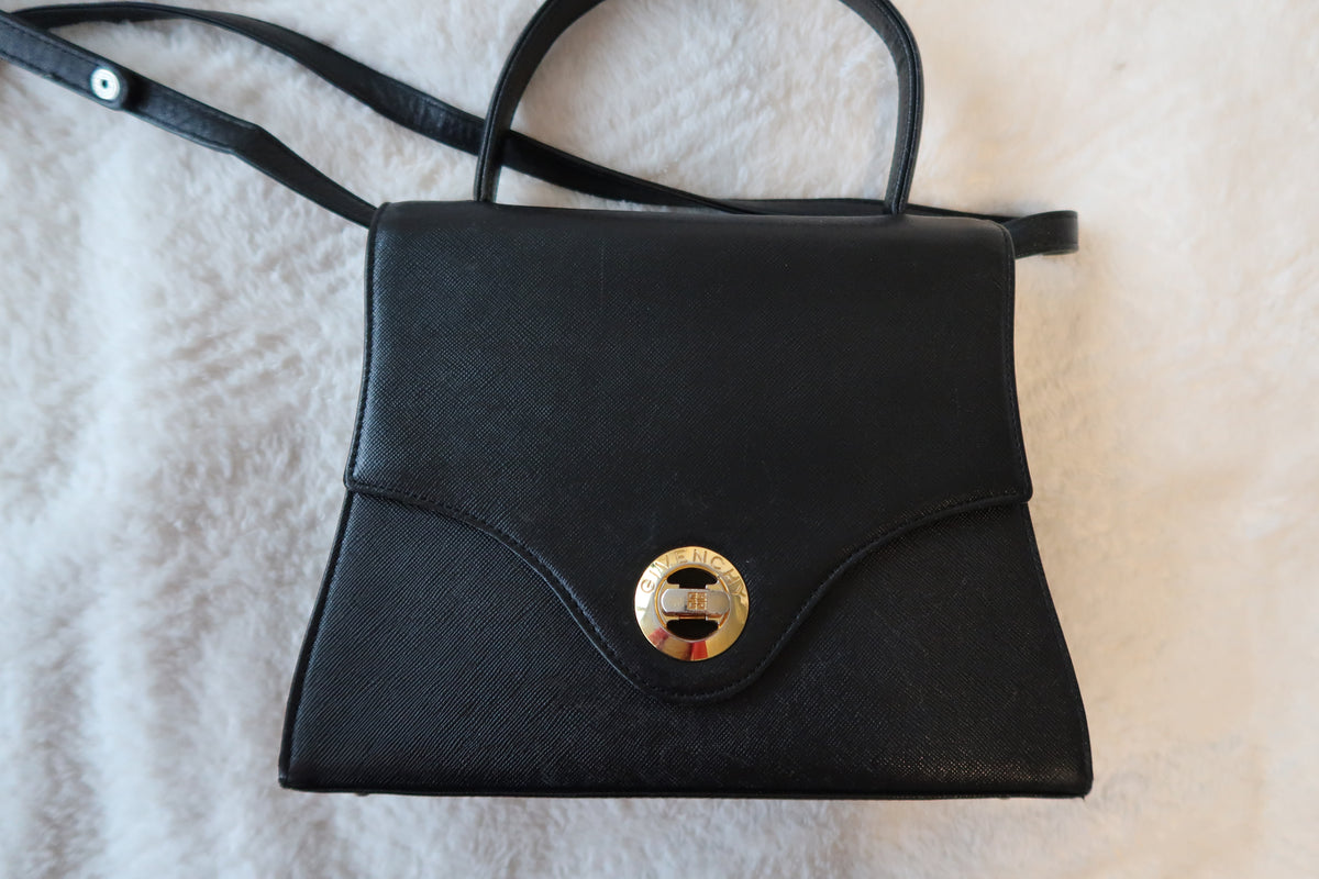 *New Pics* Givenchy Vintage 2-Way Leather Top Handle Bag