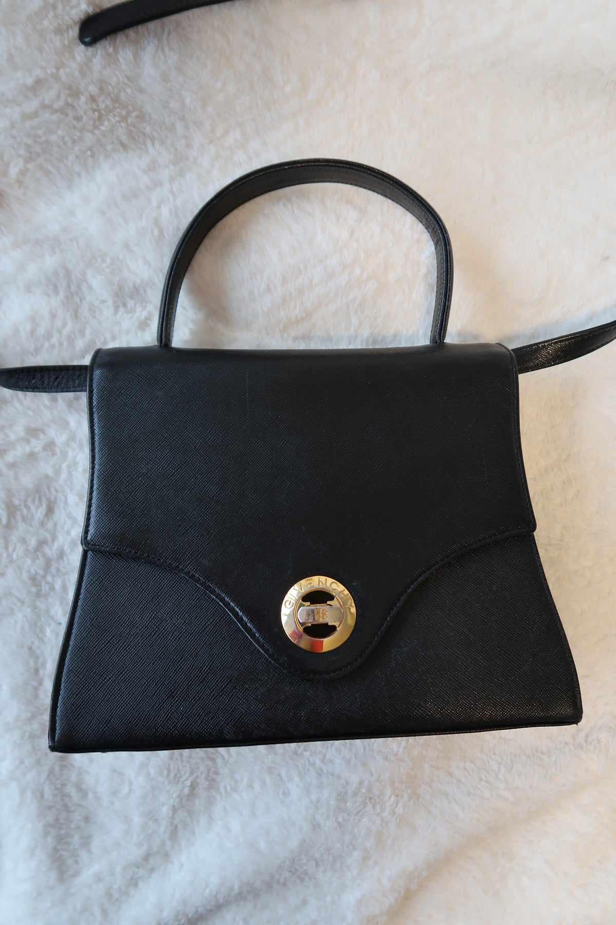 *New Pics* Givenchy Vintage 2-Way Leather Top Handle Bag