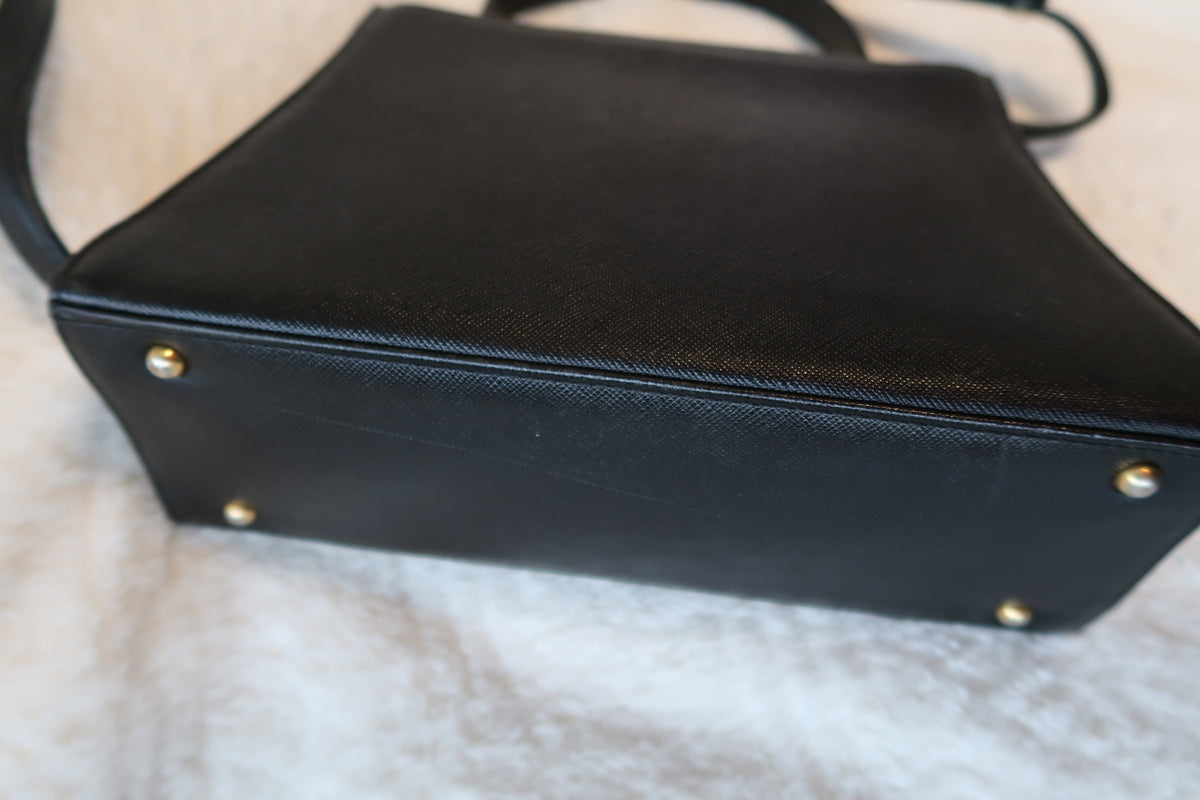 *New Pics* Givenchy Vintage 2-Way Leather Top Handle Bag