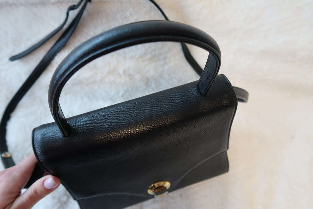 *New Pics* Givenchy Vintage 2-Way Leather Top Handle Bag