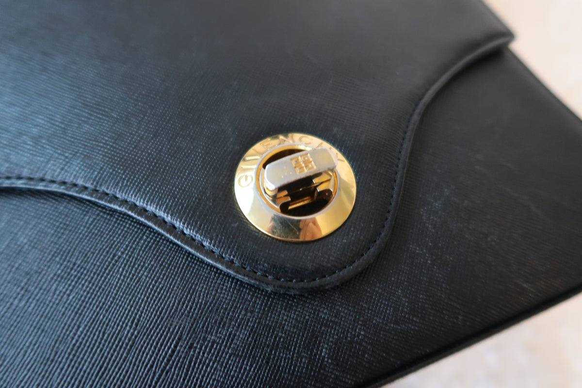 *New Pics* Givenchy Vintage 2-Way Leather Top Handle Bag