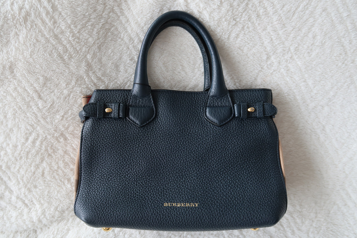 New Pics Burberry Banner Top Handle Tote Bag with Crossbody strap