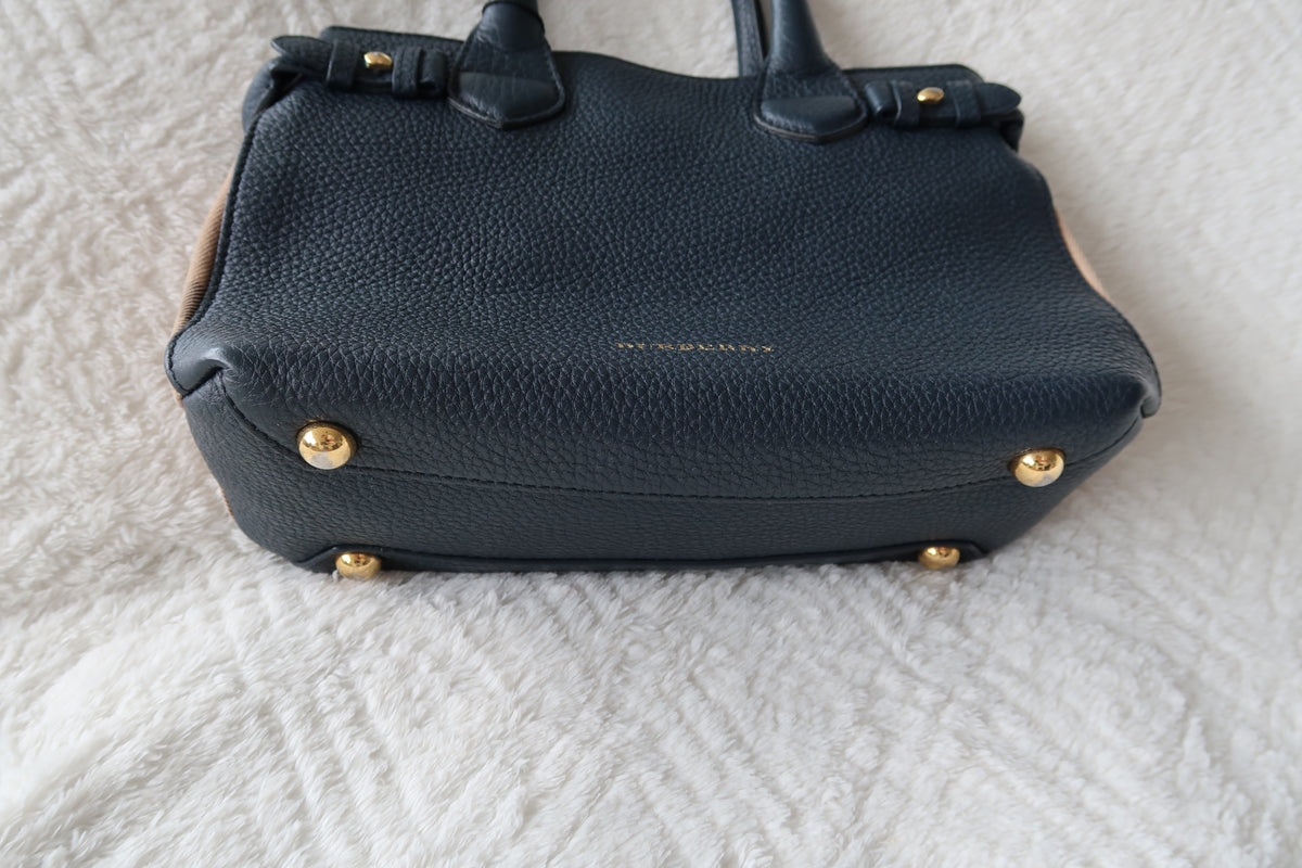 New Pics Burberry Banner Top Handle Tote Bag with Crossbody strap