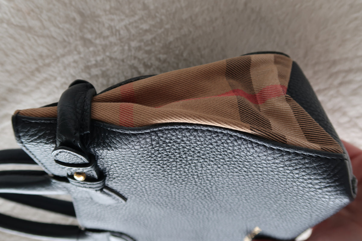New Pics Burberry Banner Top Handle Tote Bag with Crossbody strap