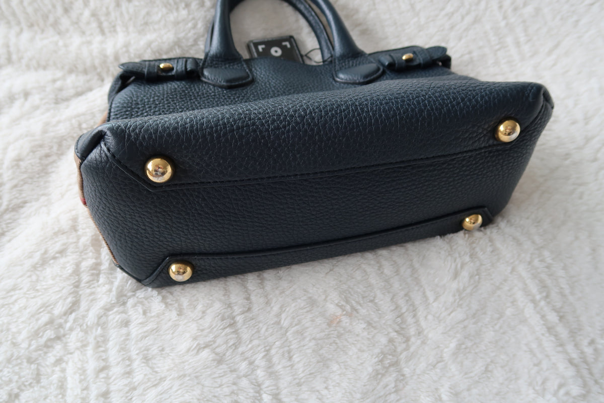 New Pics Burberry Banner Top Handle Tote Bag with Crossbody strap