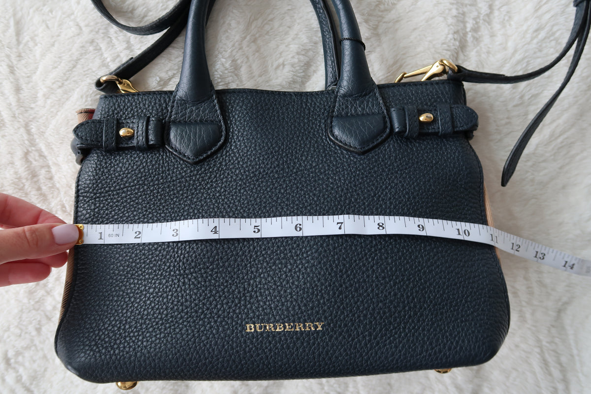 New Pics Burberry Banner Top Handle Tote Bag with Crossbody strap