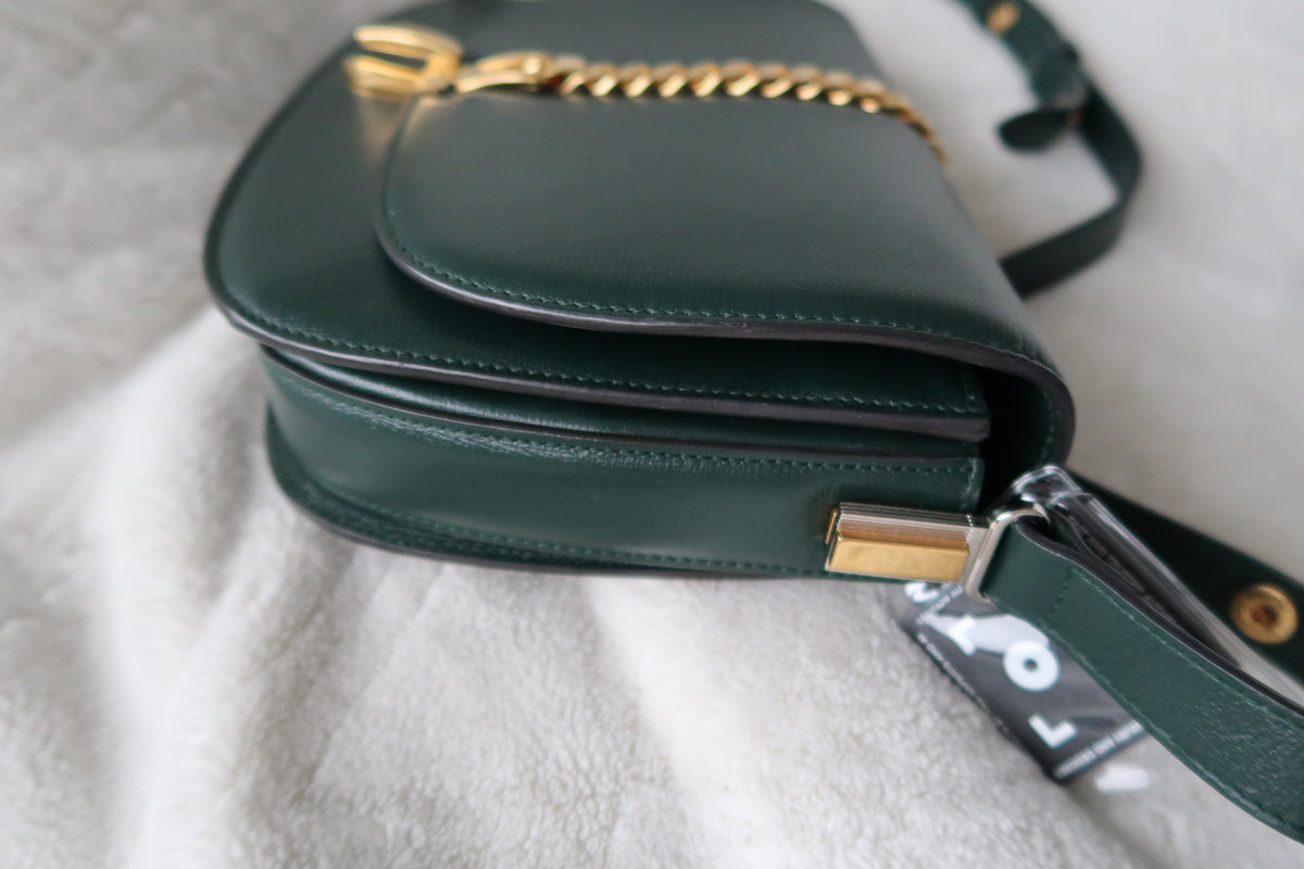 Gucci Sylvie 1969 Shoulder Bag – Dark Green Leather