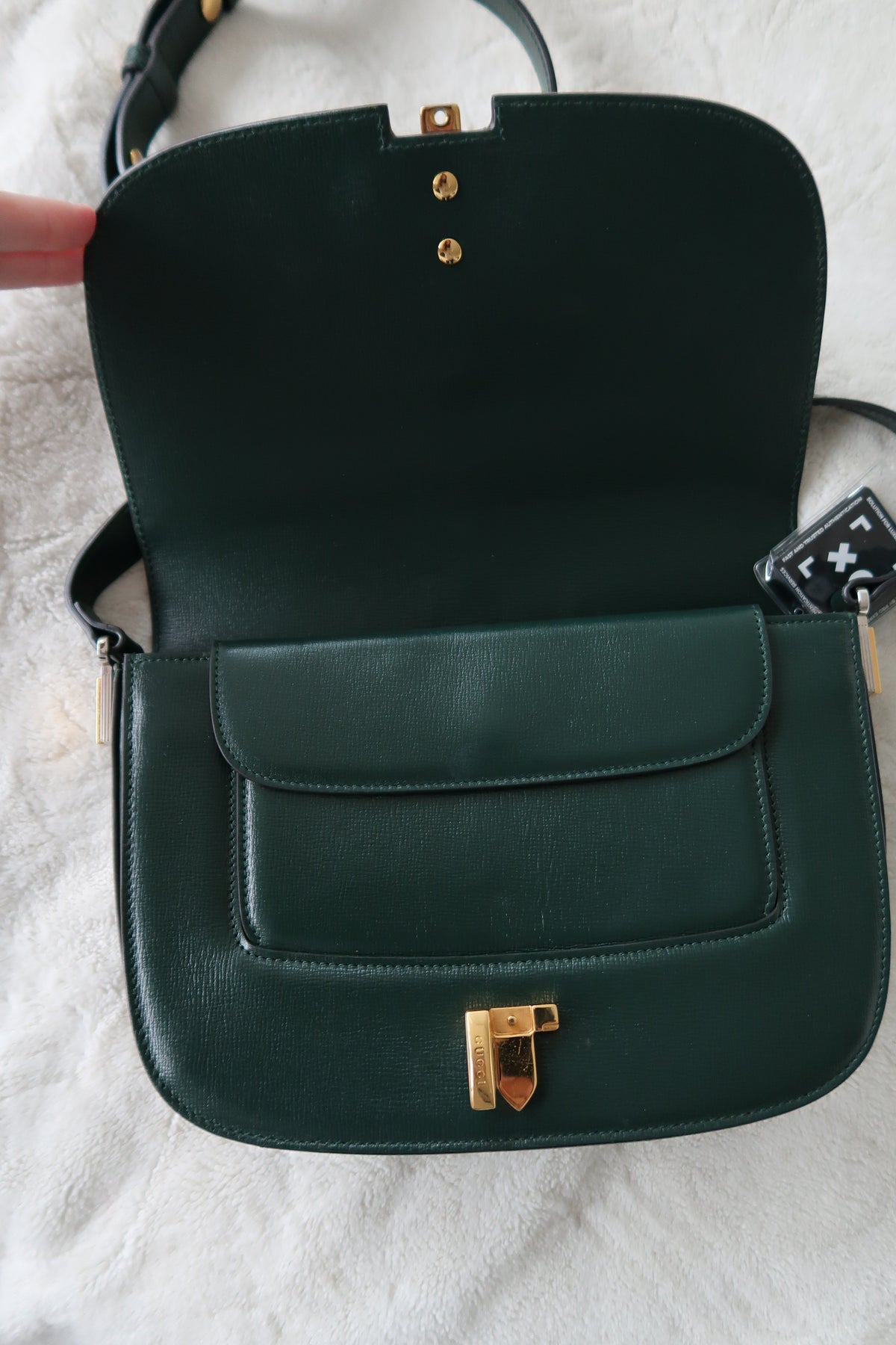 Gucci Sylvie 1969 Shoulder Bag – Dark Green Leather