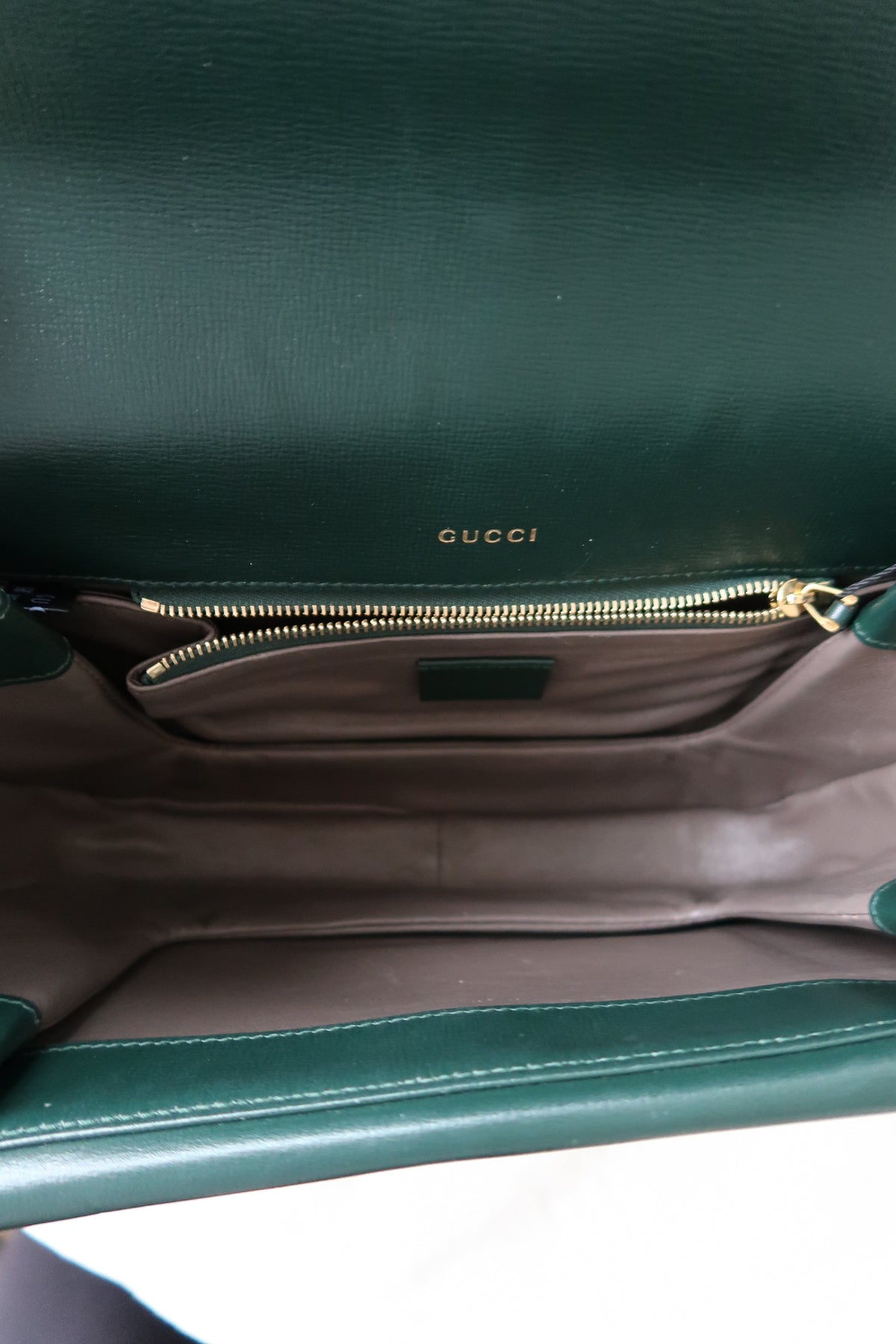 Gucci Sylvie 1969 Shoulder Bag – Dark Green Leather
