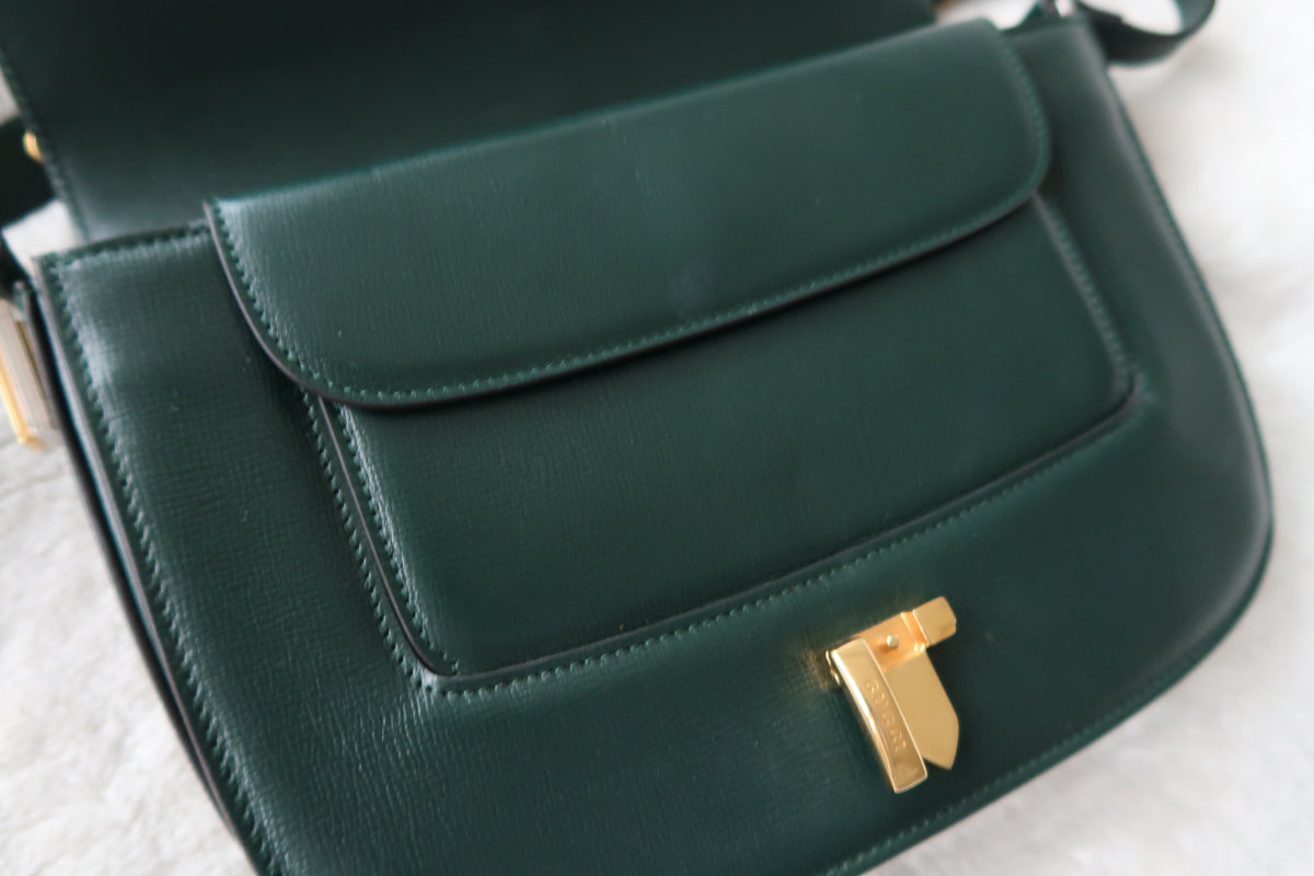 Gucci Sylvie 1969 Shoulder Bag – Dark Green Leather
