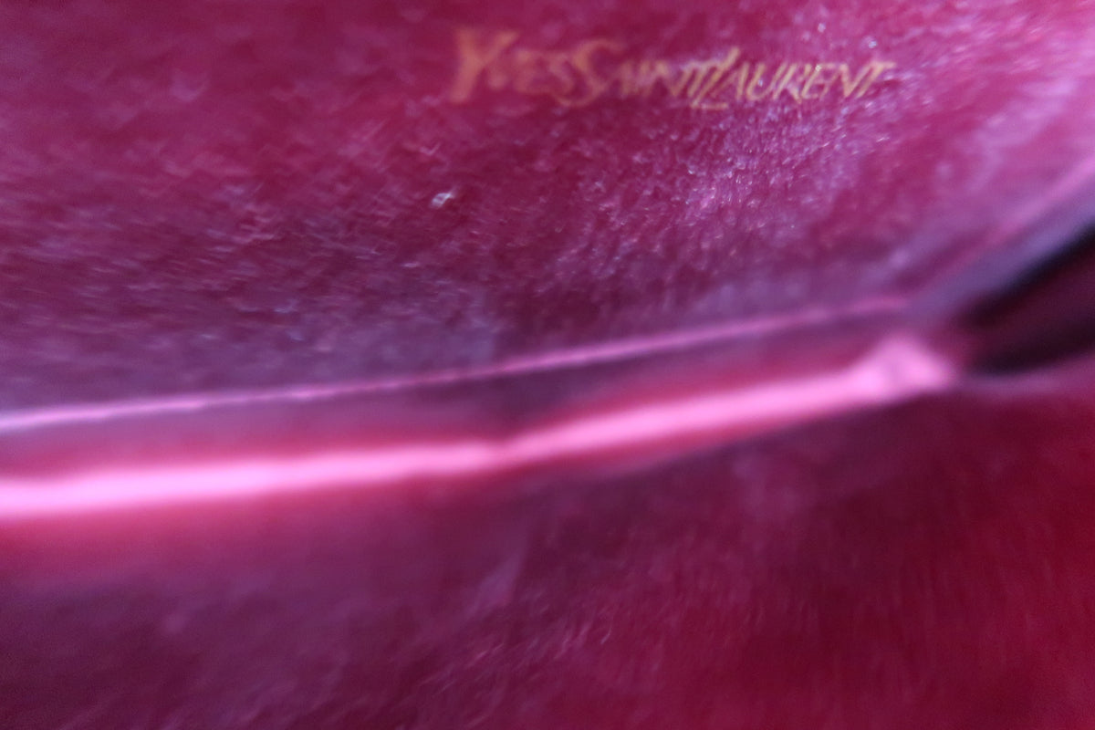 YSL Saint Laurent pink clutch