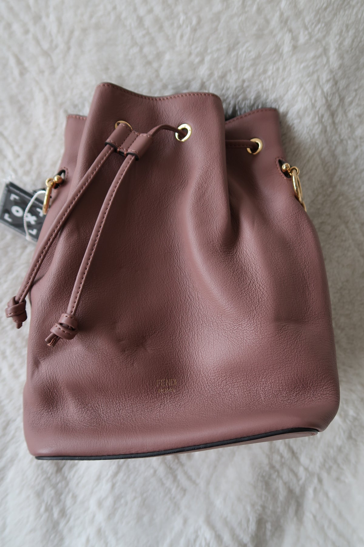 Fendi Mauve Pink Leather Bucket bag