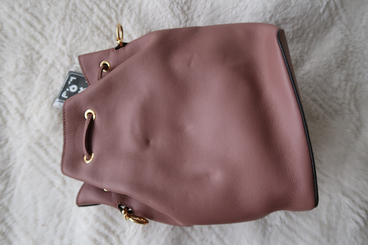 Fendi Mauve Pink Leather Bucket bag