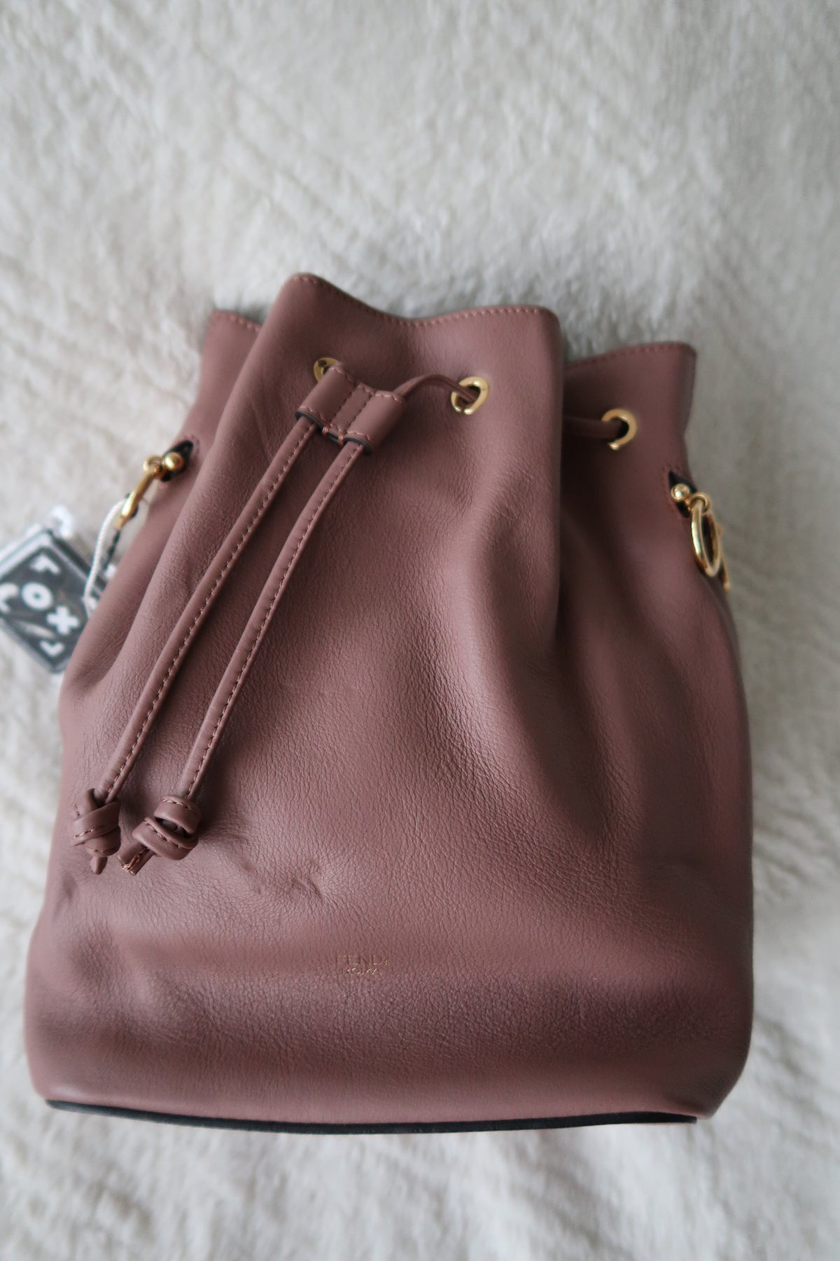 Fendi Mauve Pink Leather Bucket bag