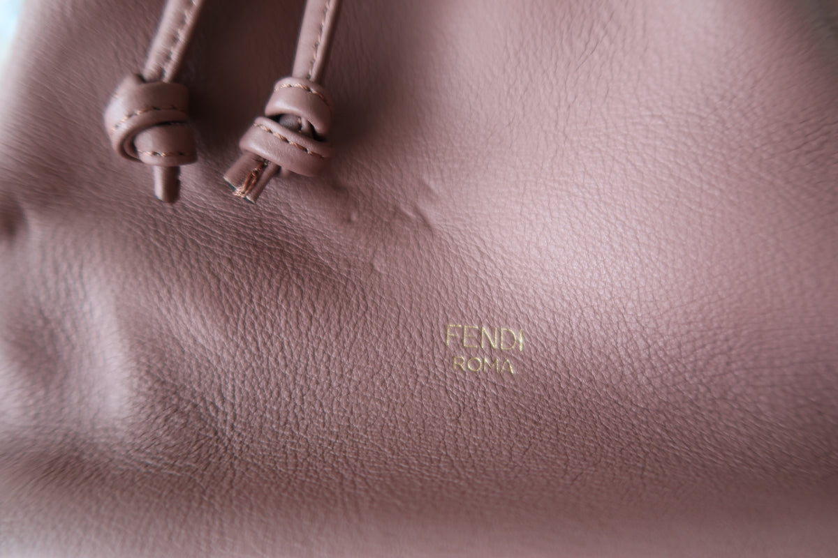 Fendi Mauve Pink Leather Bucket bag