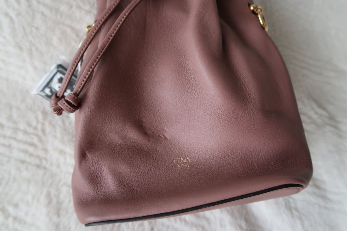 Fendi Mauve Pink Leather Bucket bag