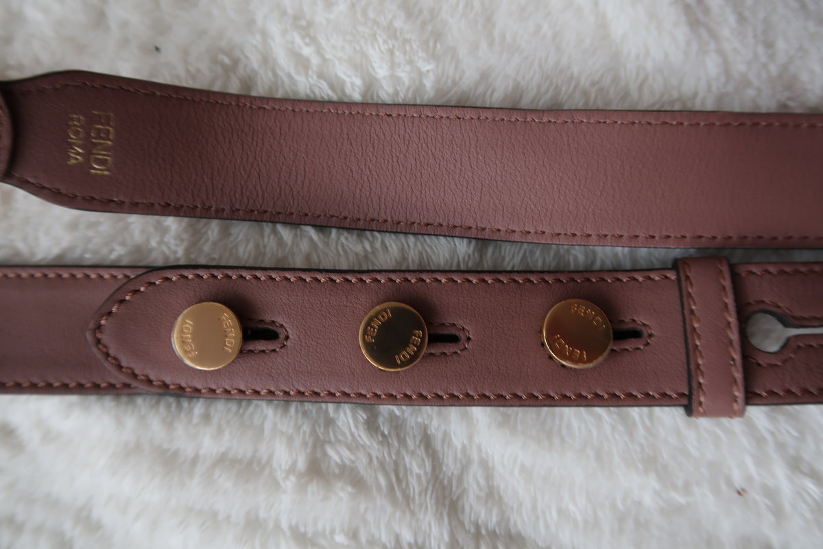 Fendi Mauve Pink Leather Bucket bag