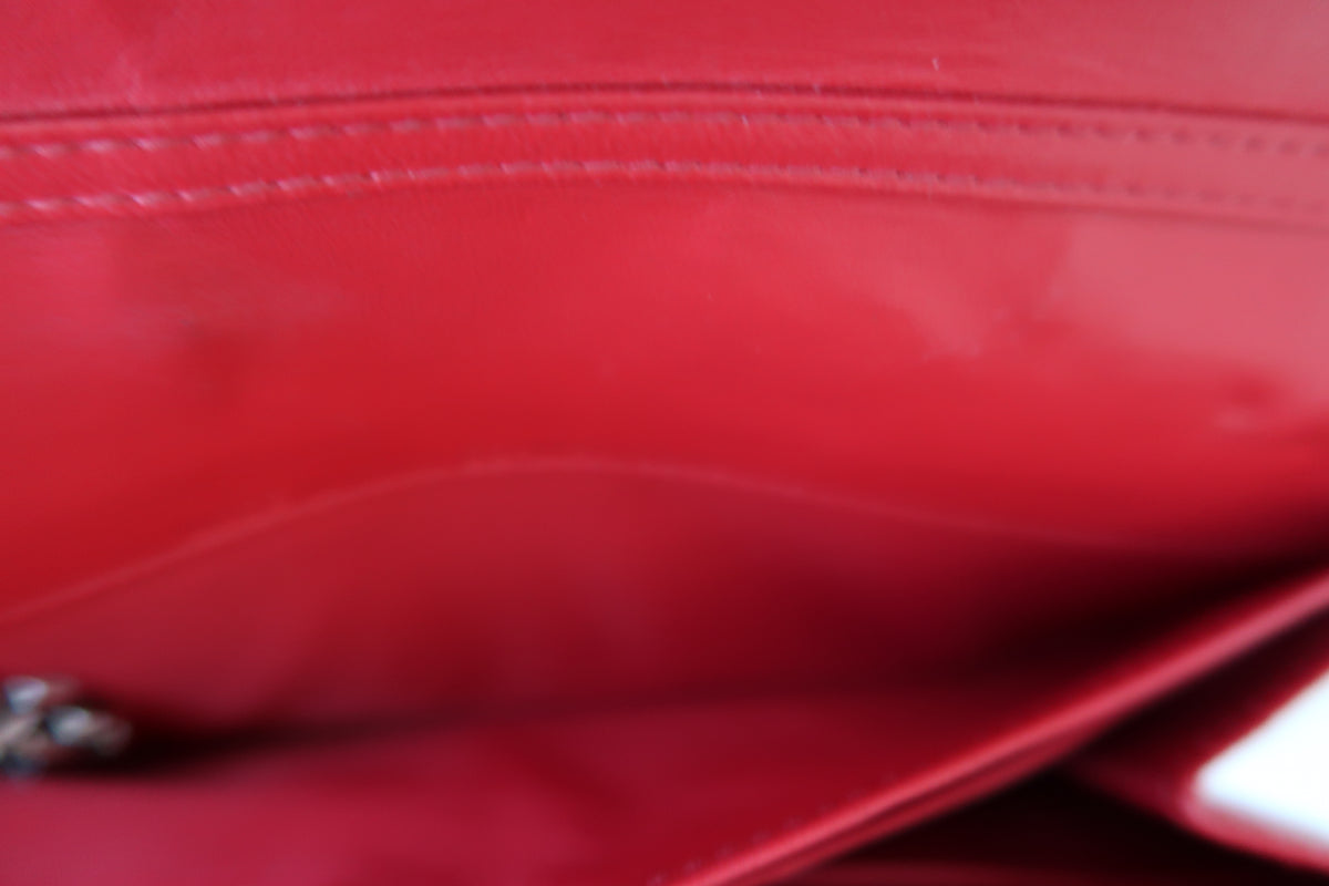 Dior Red Cannage Leather Diorama Wallet on Chain