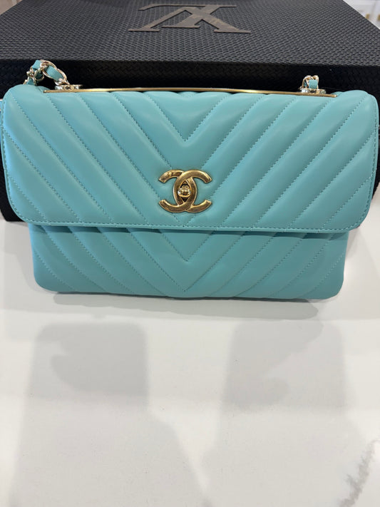 *New Pics* Chanel Trendy CC Flap Bag Chevron Lambskin Medium