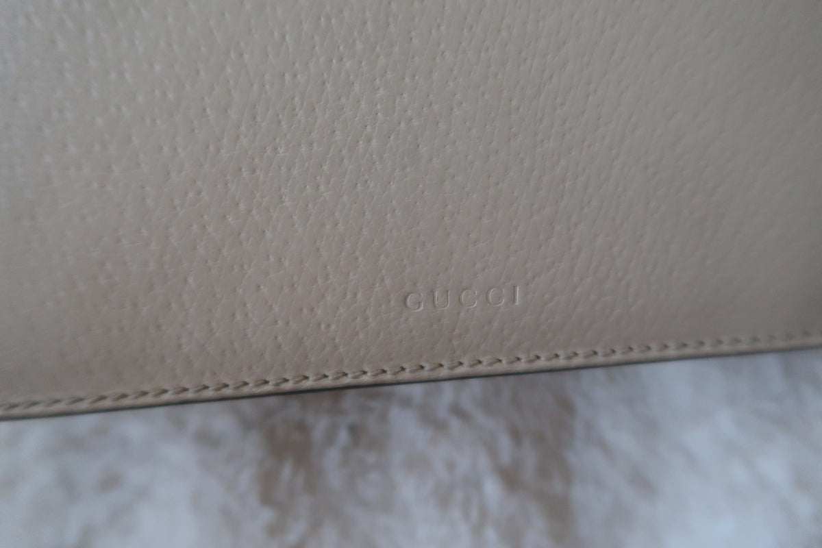 Gucci Textured Calfskin Crystal Dionysus Shoulder Bag