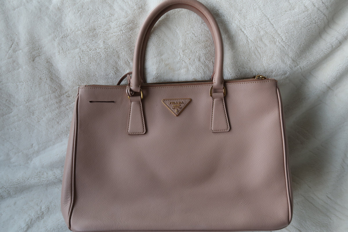 Prada Beige Saffiano Leather Tote