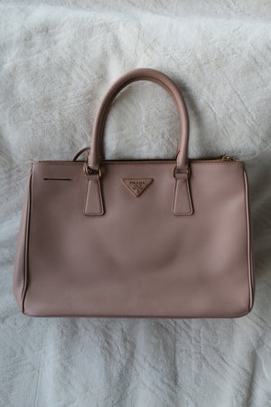 Prada Beige Saffiano Leather Tote