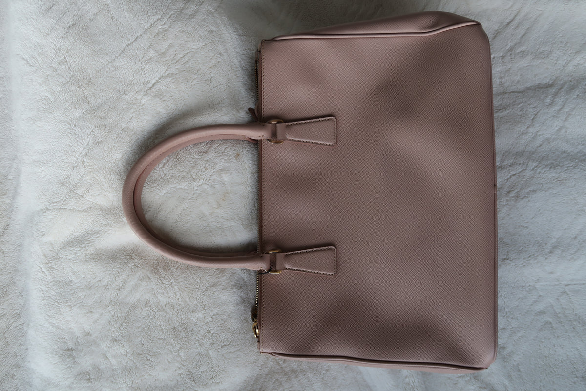 Prada Beige Saffiano Leather Tote
