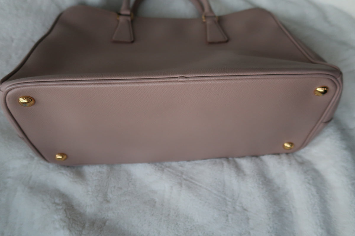 Prada Beige Saffiano Leather Tote