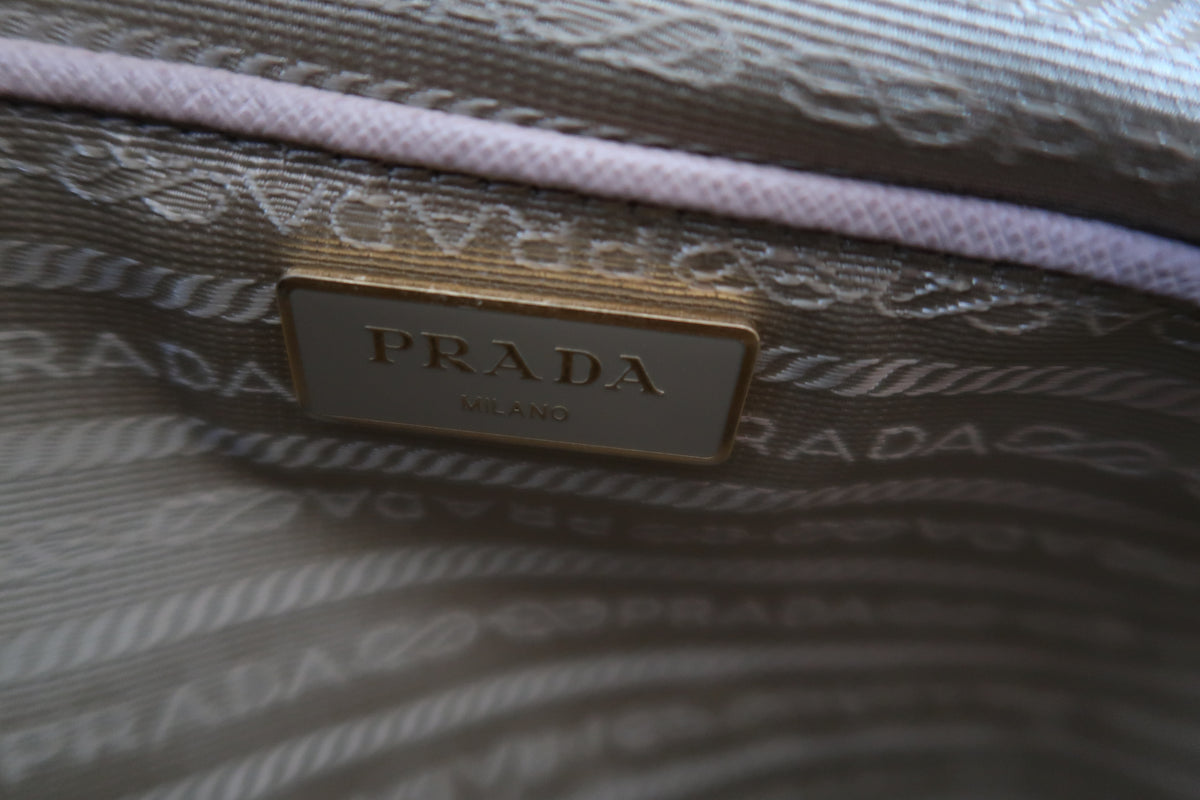 Prada Beige Saffiano Leather Tote