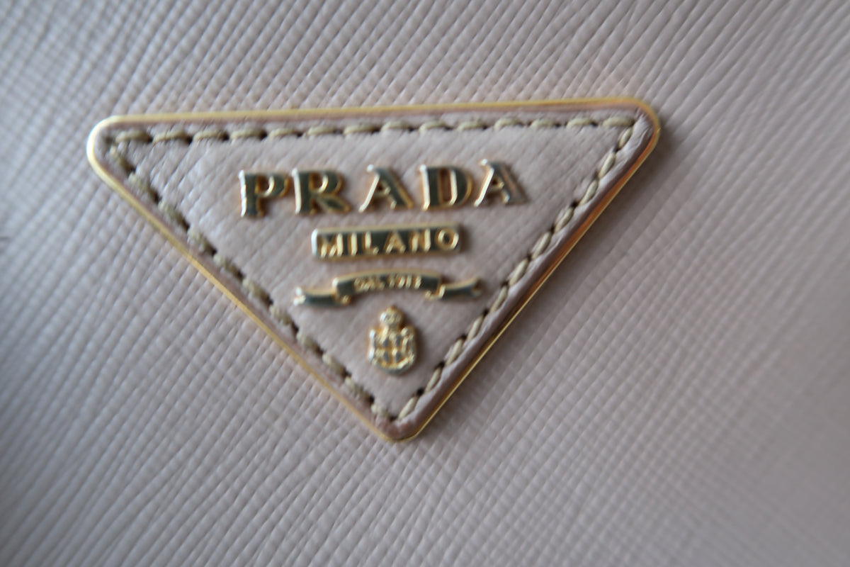Prada Beige Saffiano Leather Tote