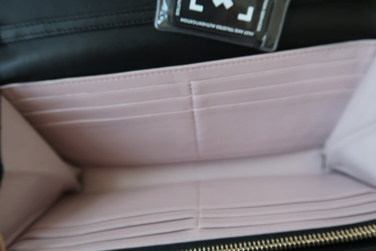 Christian Dior Lambskin Cannage Miss Dior Promenade Wallet on Chain Shoulder Bag Black