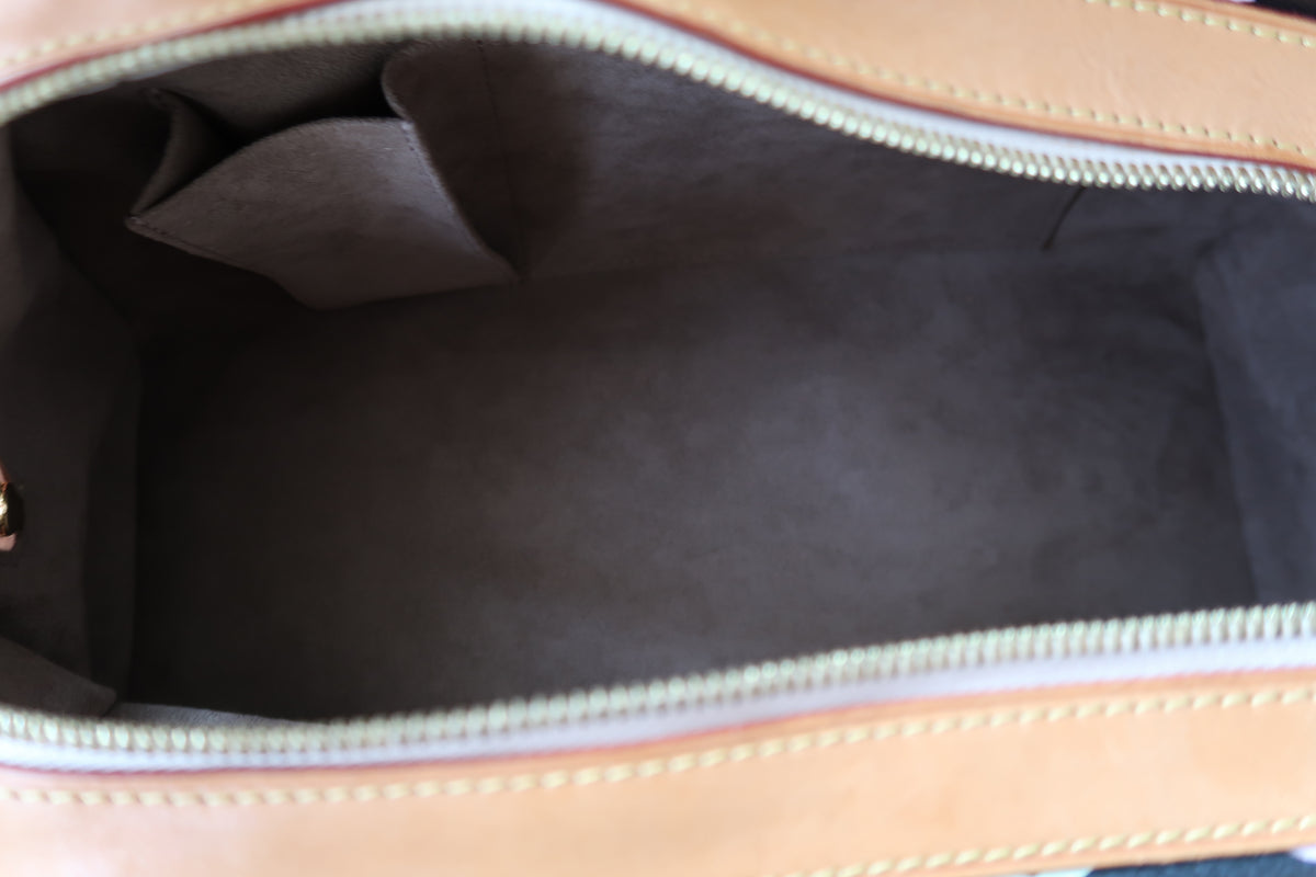 Louis Vuitton Monogram Multicolore Claudia Black Canvas Top Handle Bag