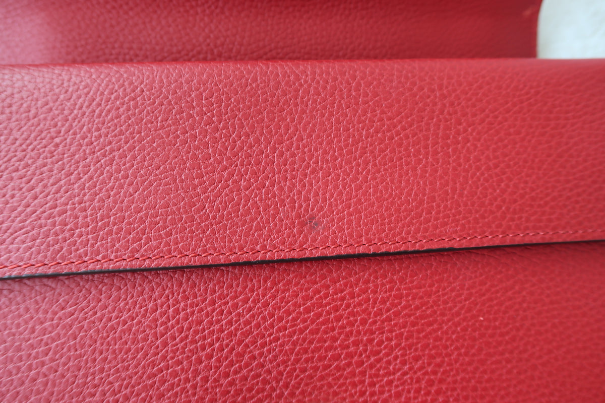 Gucci Dionysus Medium Leather Shoulder Bag Red