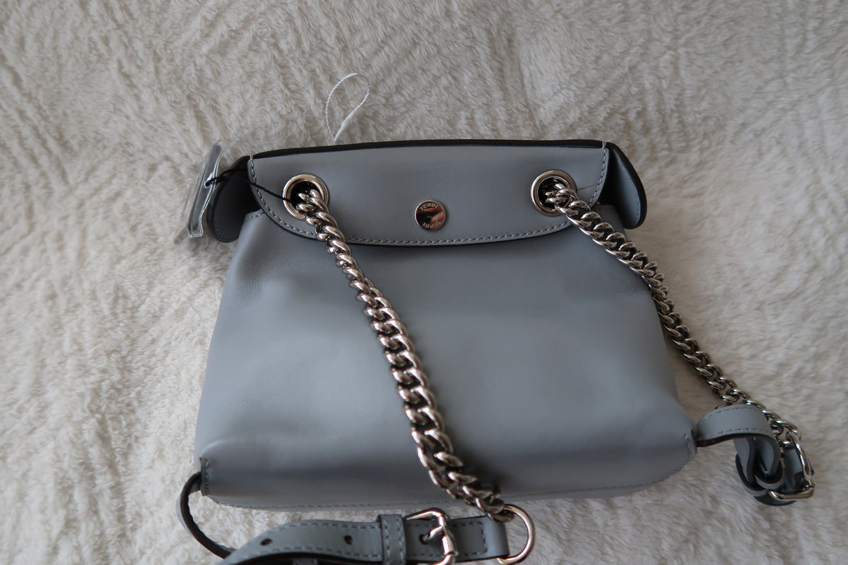 Fendi Back to School Convertible Crossbody to Mini Backpack - Pale Blue