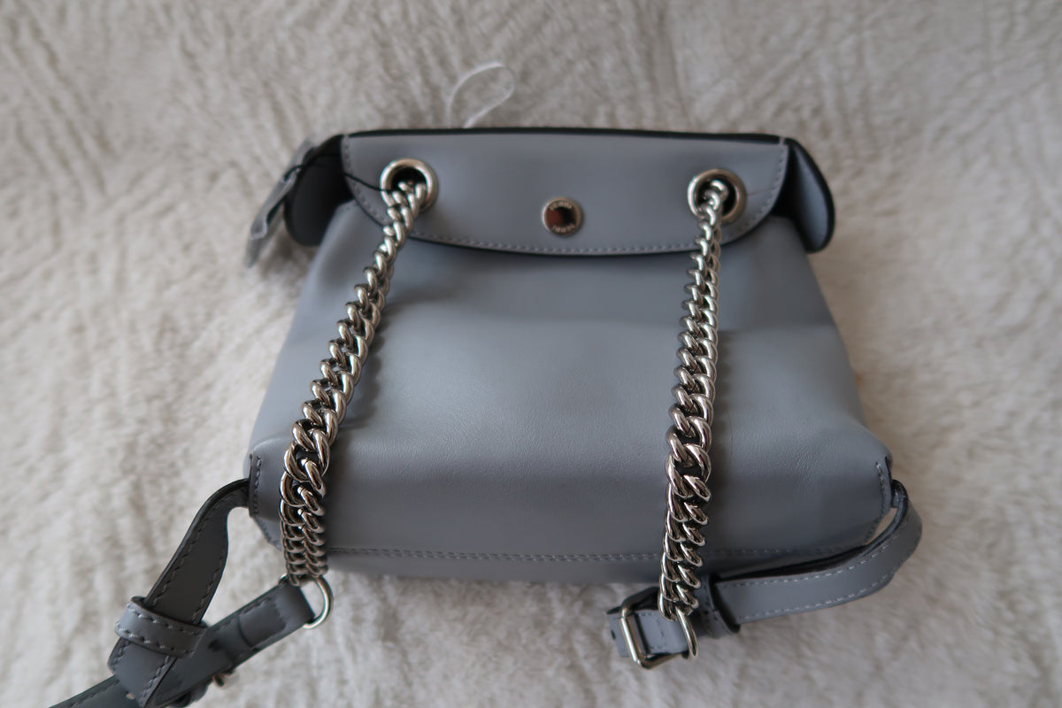 Fendi Back to School Convertible Crossbody to Mini Backpack - Pale Blue