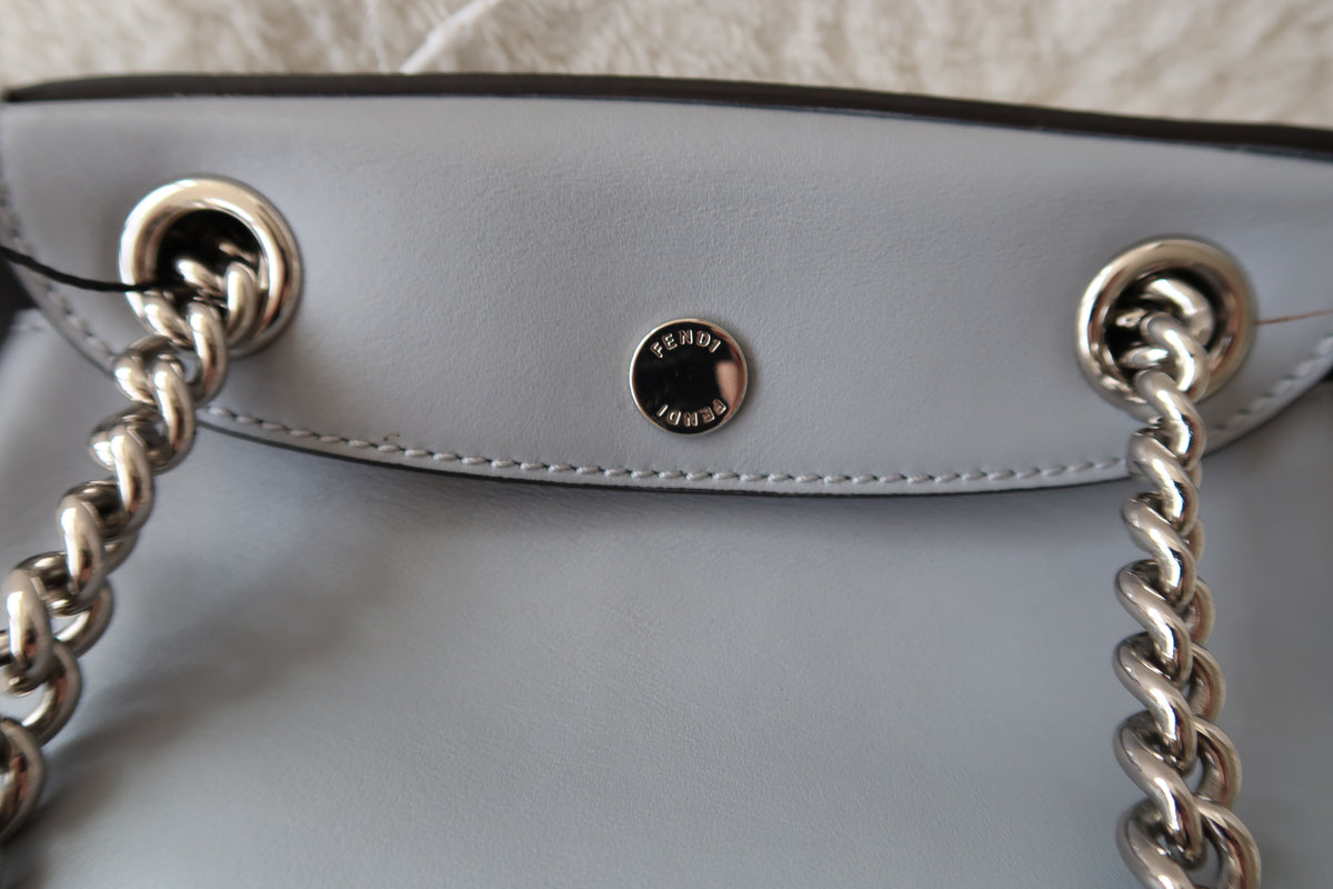 Fendi Back to School Convertible Crossbody to Mini Backpack - Pale Blue