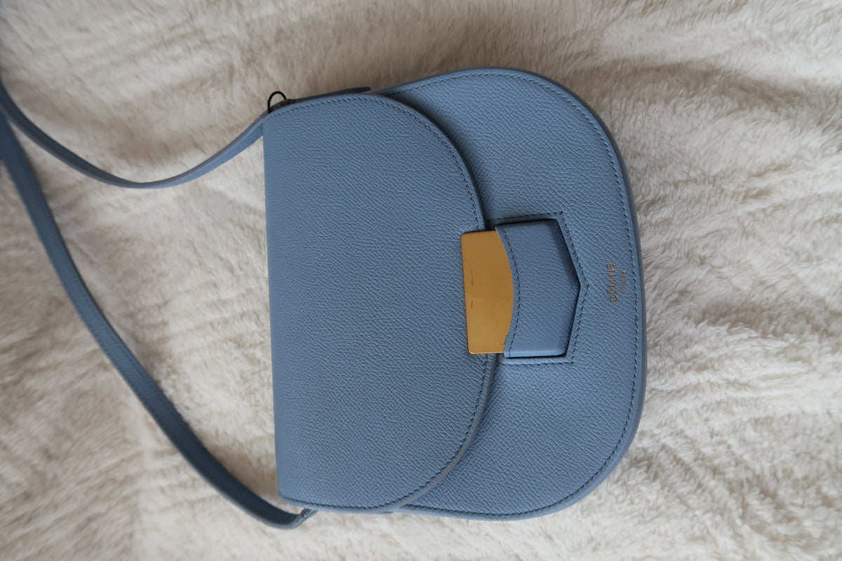 Céline Trotteur Small Crossbody Bag - Blue
