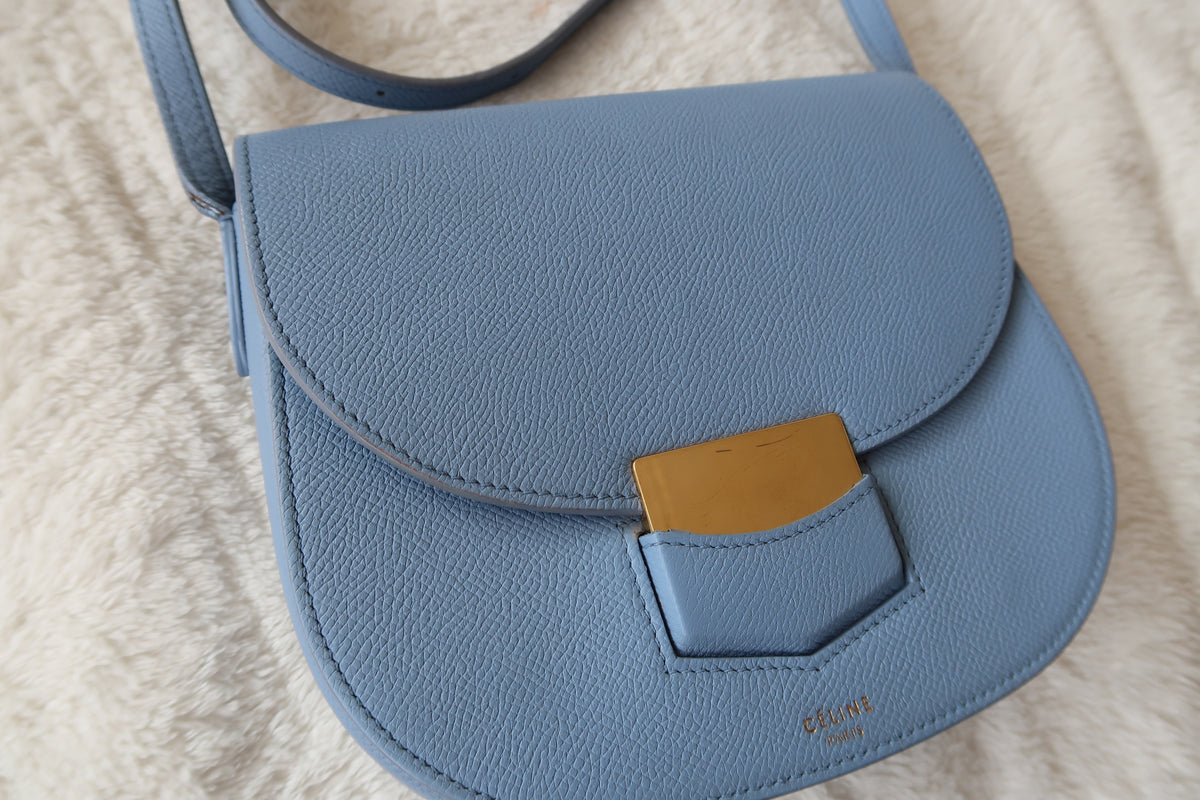 Céline Trotteur Small Crossbody Bag - Blue