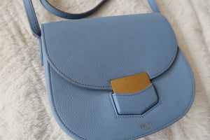 Céline Trotteur Small Crossbody Bag - Blue