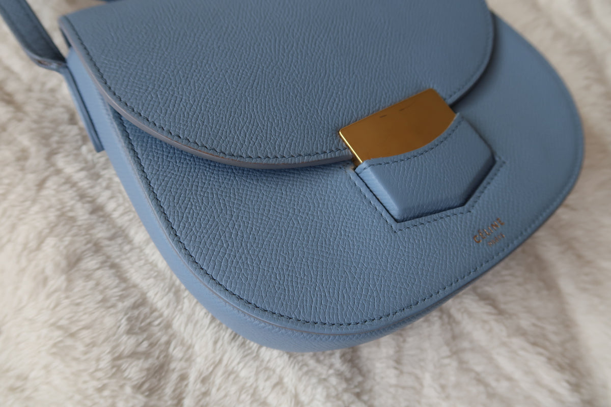 Céline Trotteur Small Crossbody Bag - Blue