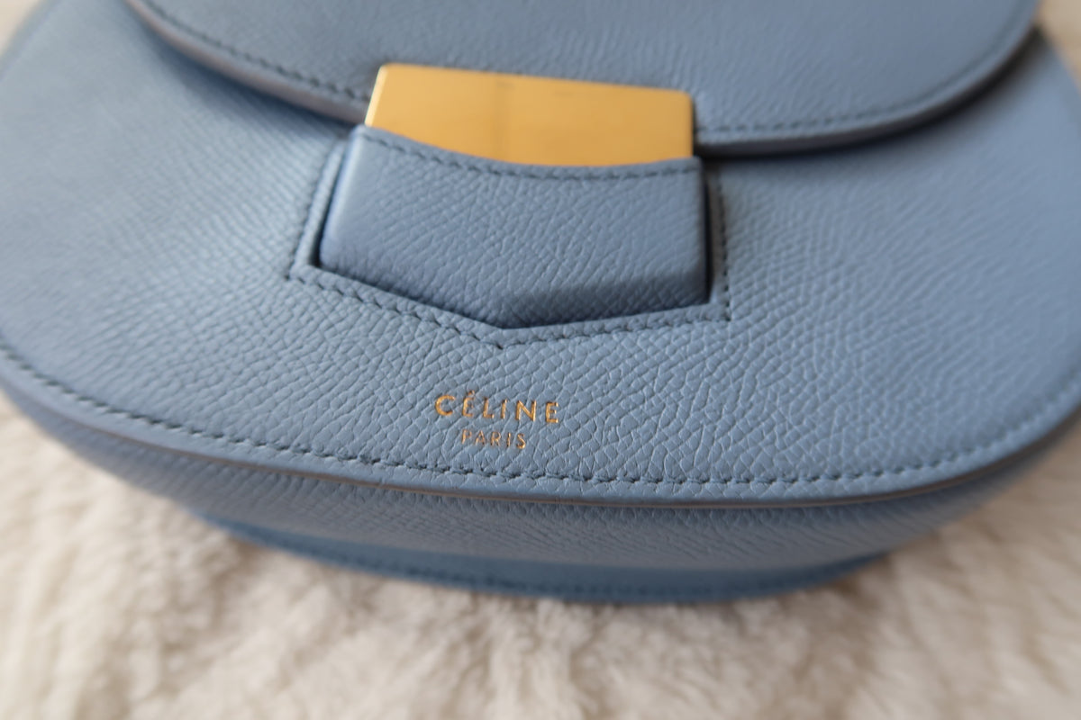 Céline Trotteur Small Crossbody Bag - Blue